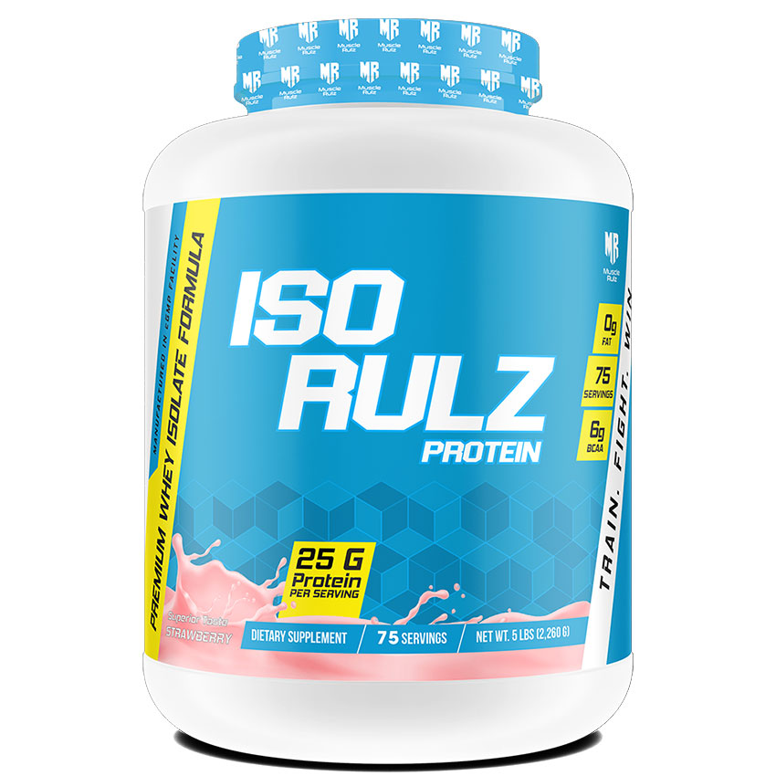 Muscle Rulz ISORULZ 5lbs Whey Protein Isolate 75 Servings