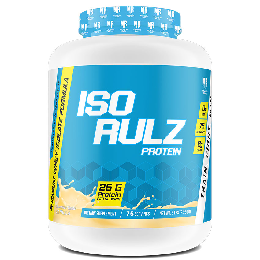 Muscle Rulz ISORULZ 5lbs Whey Protein Isolate 75 Servings