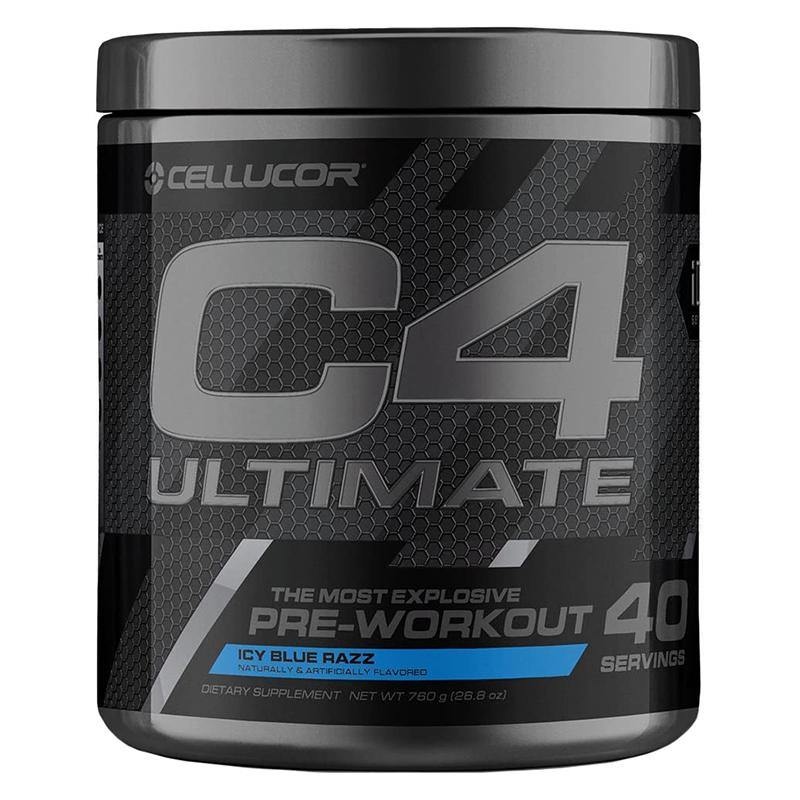 Cellucor C4 Ultimate Pre-Workout - 20 Servings - Icy Blue razz