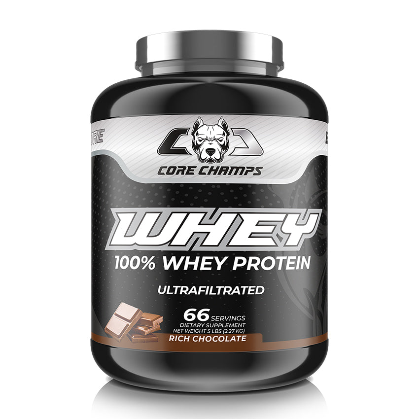Core Champs WHEY 100% Whey Protein 5 LBS, 66 Servings