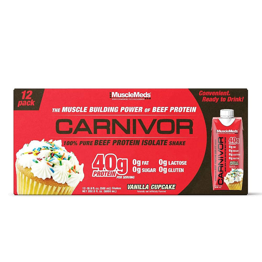 Musclemeds Carnivor RTD Beef Protein Isolate Shake Pack of 12