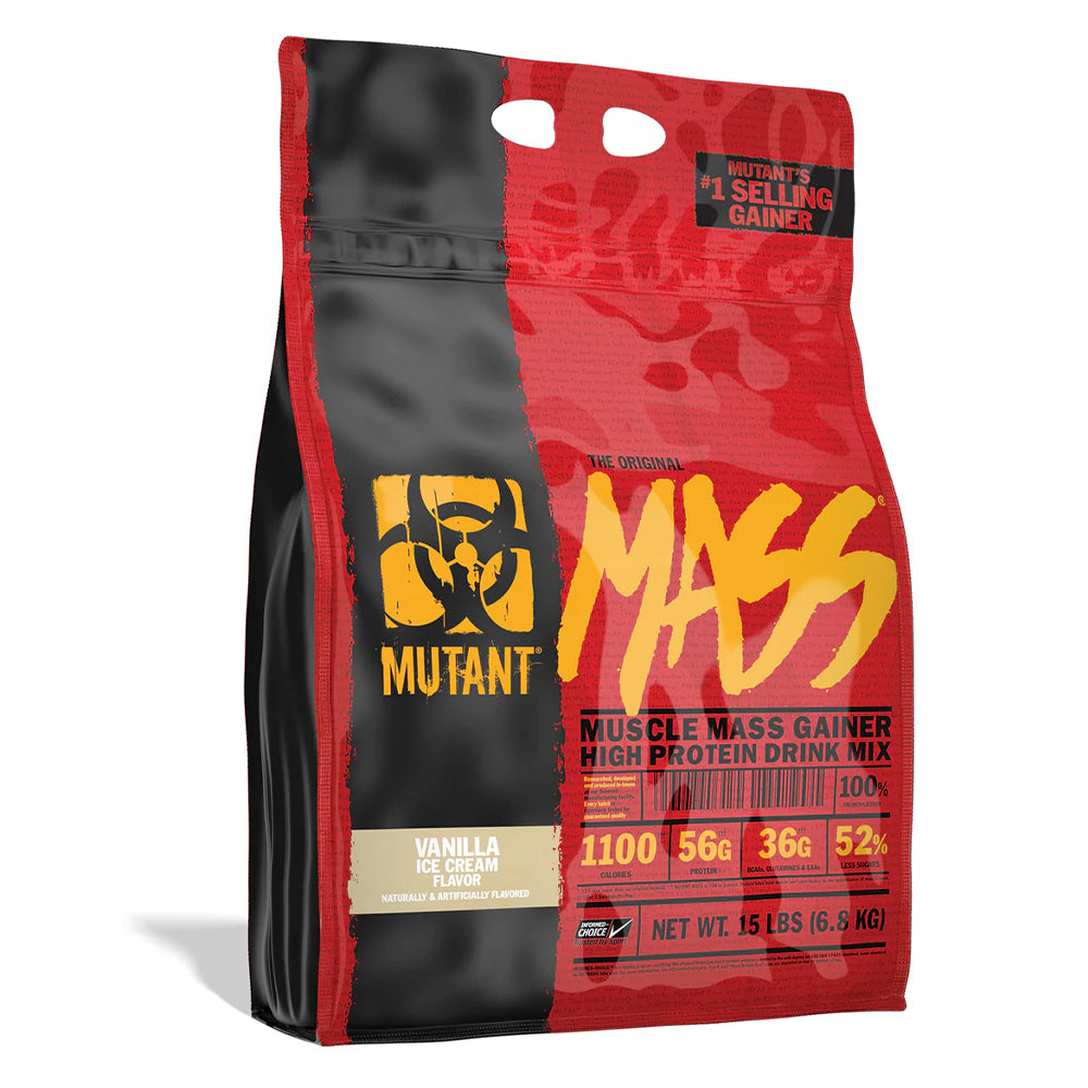 Mutant Mass 15 lbs Mass Gainer High Protein Drink Mix