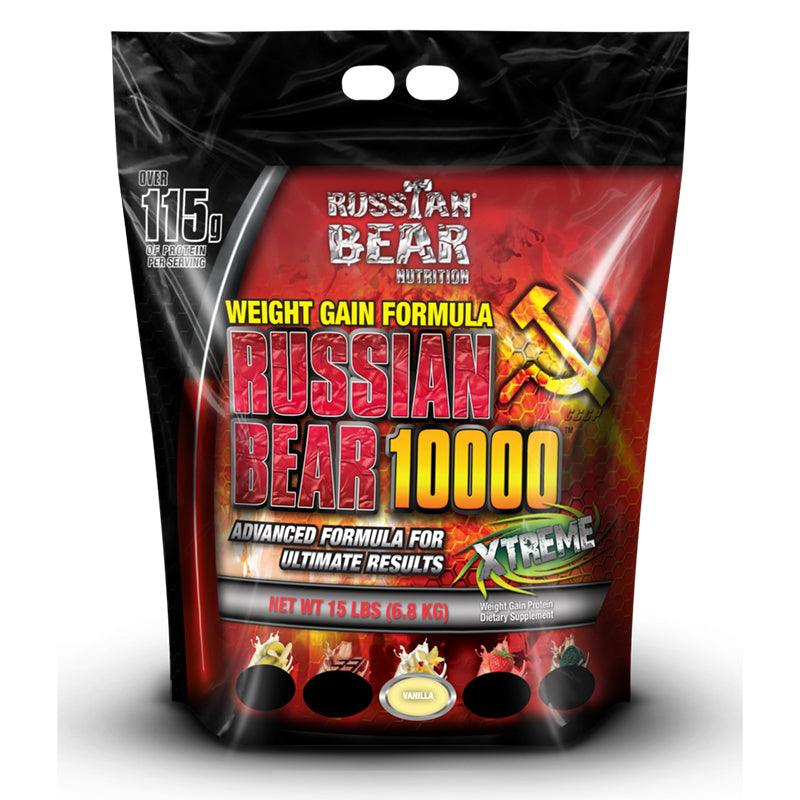 RUSSIAN BEAR 10000 WEIGHT GAINER BAG CHOCOLATE 15LB - JNK Nutrition