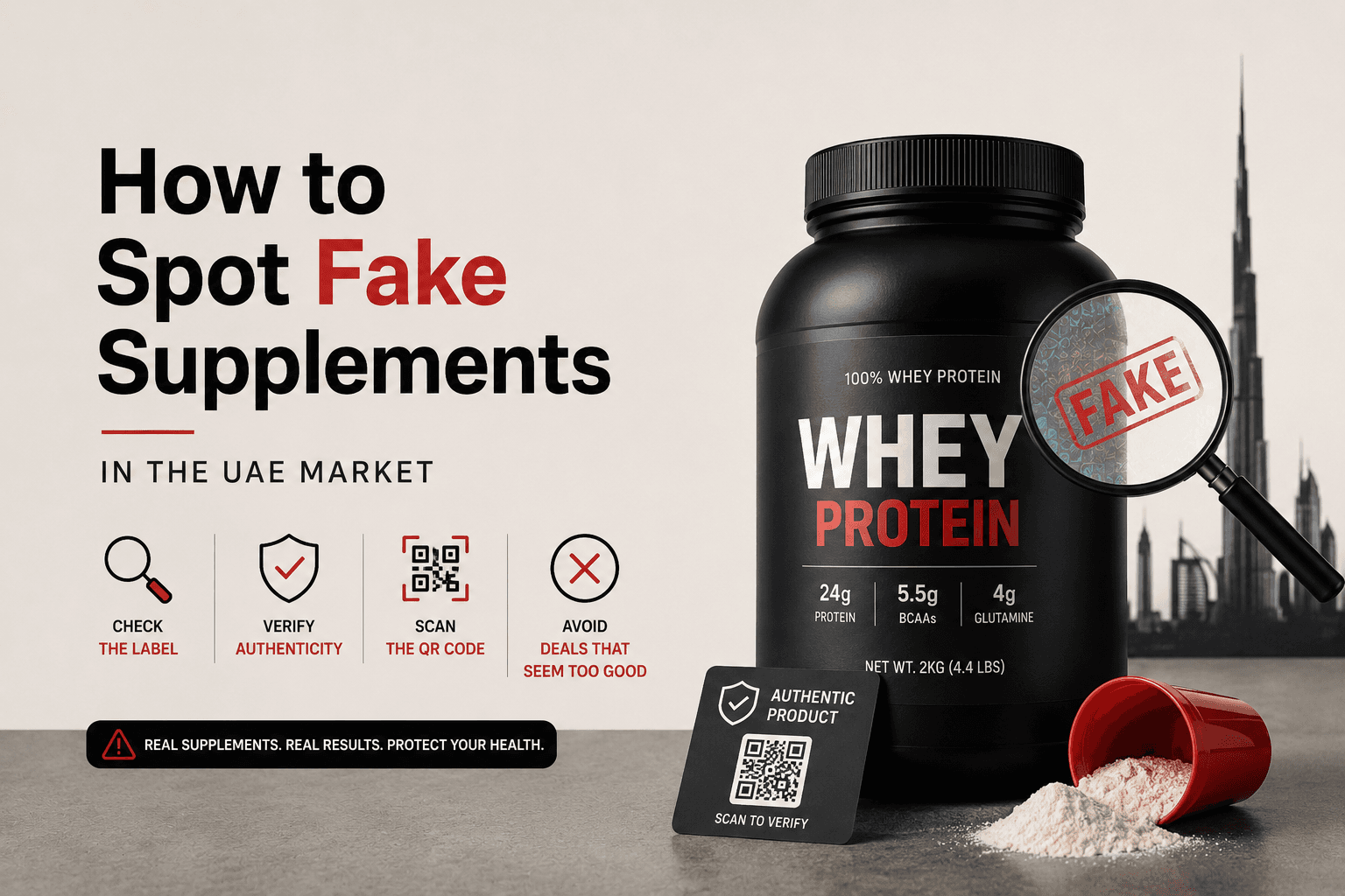 Authentic sports nutrition supplements from top brands