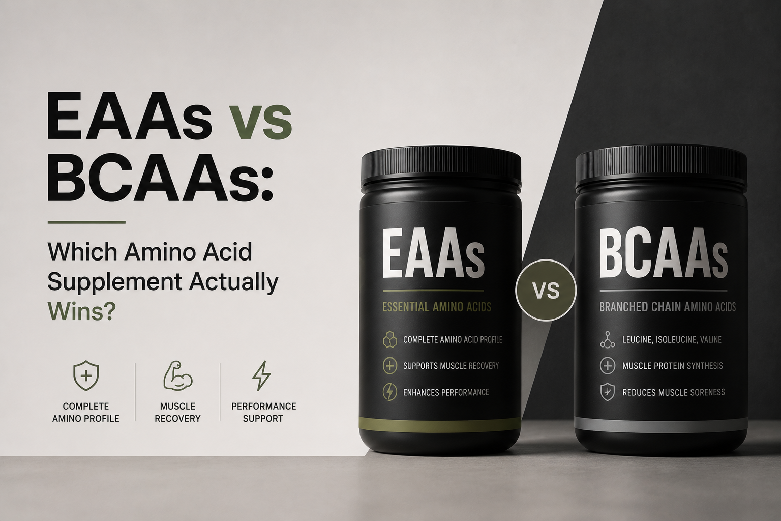 Essential amino acid supplement drink