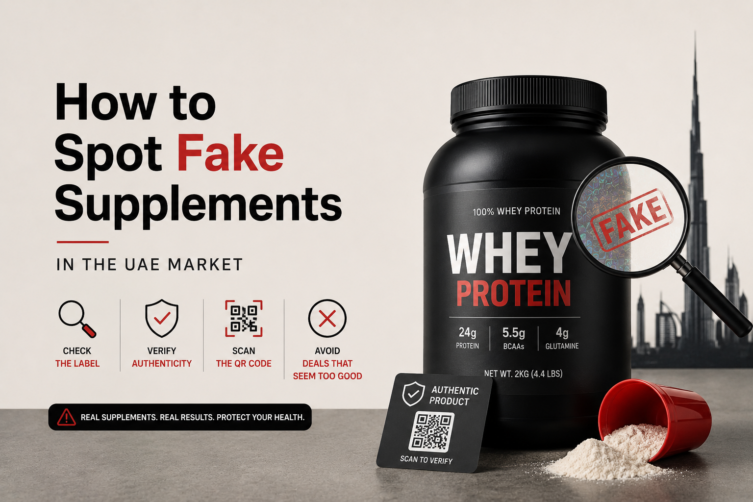 Authentic sports nutrition supplements from top brands