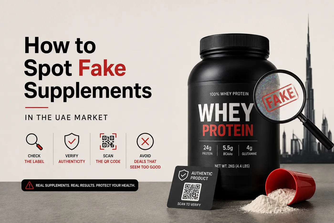 Authentic sports nutrition supplements from top brands
