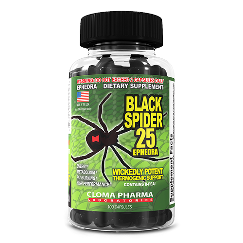 Cloma Pharma Black Spider Methyldrene Fat Burner JNK Nutrition