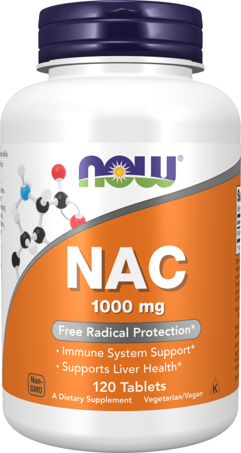 NOW FOODS NAC 1000 MG 120 TABLETS