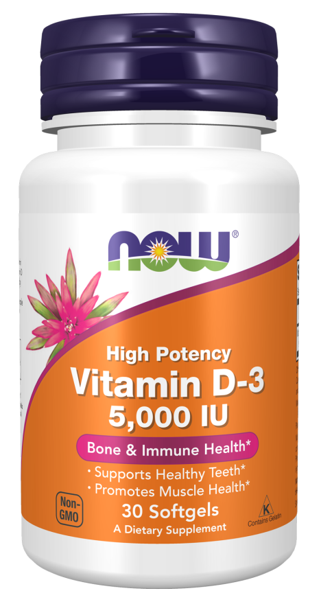 NOW FOODS VITAMIN D3 5000 IU