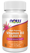 NOW FOODS VITAMIN D3 10,000 IU 120 SOFTGELS