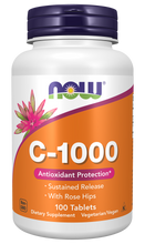 NOW FOODS VITAMIN C-1000 SUSTAINED RELEASE 100 TABLETS