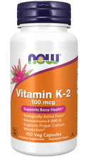 NOW FOODS VITAMIN K-2 100 MCG 100 VEG CAPSULES