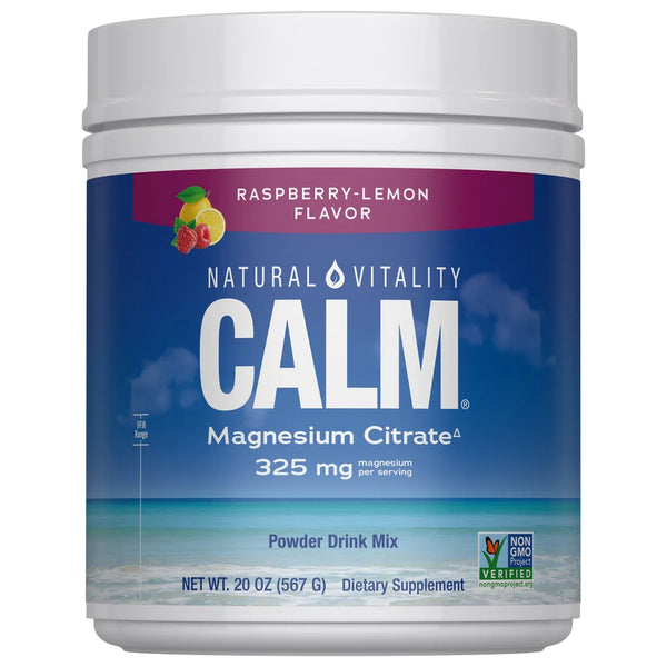 Natural Vitality Calm Magnesium Citrate Powder, 20 Ounces