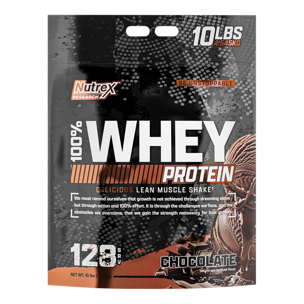 Nutrex 10lb Whey Protein 4.54 Kg - Premium Protein Powder - 134 Serving