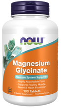 NOW FOODS MAGNESIUM GLYCINATE 180 TABLETS