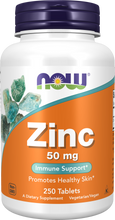 NOW FOODS ZINC GLUCONATE 50 MG