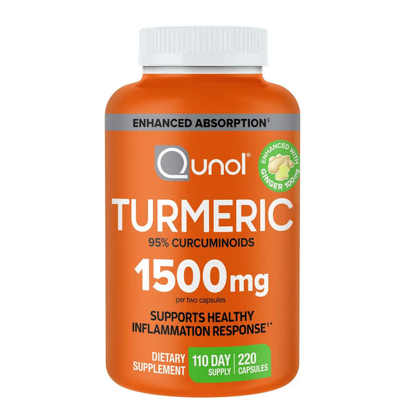 Qunol Turmeric 1,500 mg., 220 Capsules