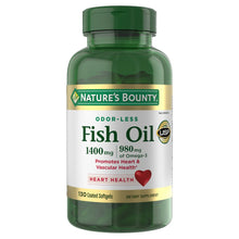 Instant Savings Nature's Bounty Fish Oil 1400 mg, 130 Coated Softgels