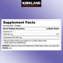 Kirkland Signature CoQ10 300 mg 100 Softgels