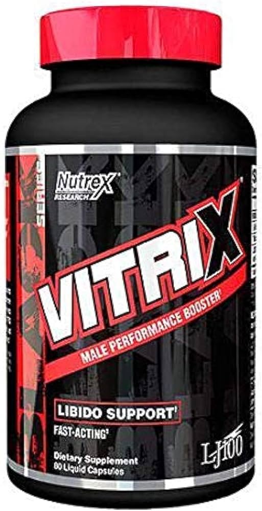 Nutrex Research Vitrix Men's Mega Booster 80 Veg Capsules