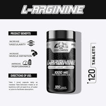 Core Champs L-Arginine 1000mg 120 Tablets Nitric Oxide Booster