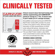 Musclemeds Carnivor Beef Protein Isolate 100 Servings Bag 100% Beef Protein