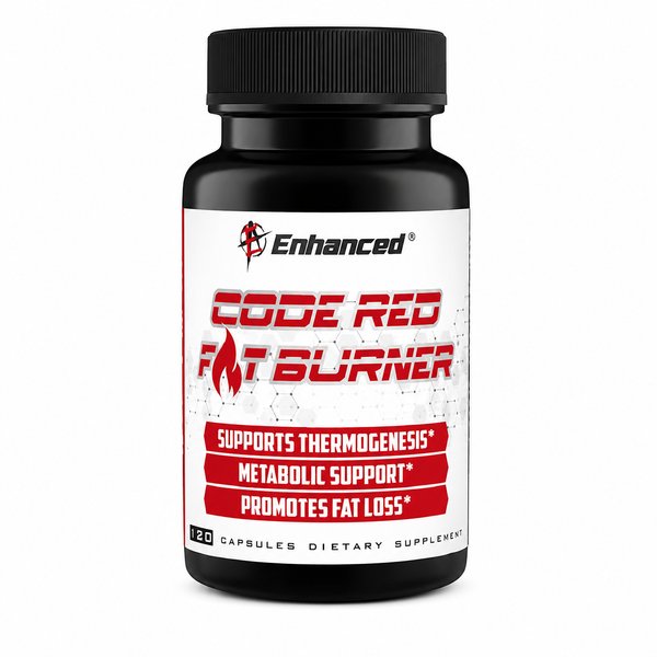 Enhanced CODE RED Caffeine Free Fat Burner 120 Capsules