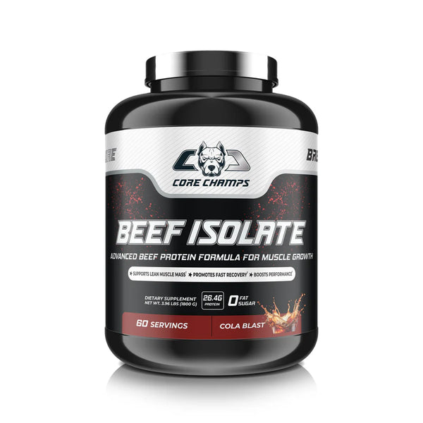 Core Champs Beef Isolate Protein 60 Servings - Clear Beef Protein