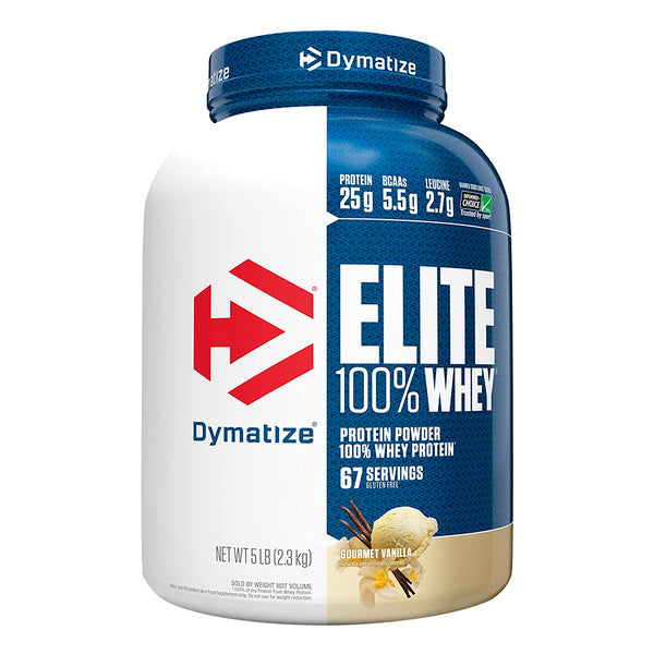 Dymatize Elite 100% Whey Protein 5lbs High-Quality Protein Powder