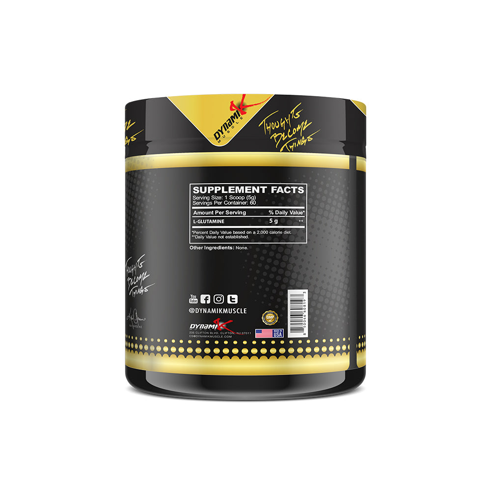 Dynamik Glutamine Gold Series 300 gram Unflavored Muscle Recovery