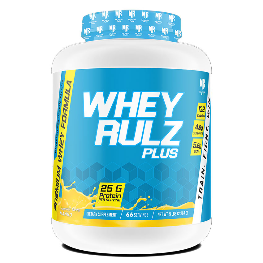 Muscle Rulz WHEY RULZ Plus 5lbs Whey Protein Powder