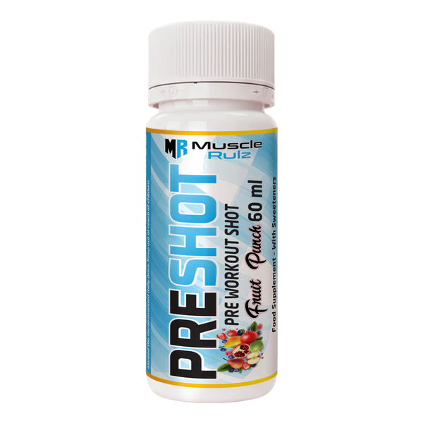 Muscle Rulz Pre Shot – 60 ml Pre-Workout Boost 12/pack