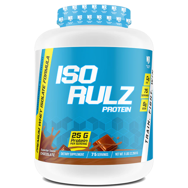 Muscle Rulz ISORULZ 5lbs Whey Protein Isolate 75 Servings