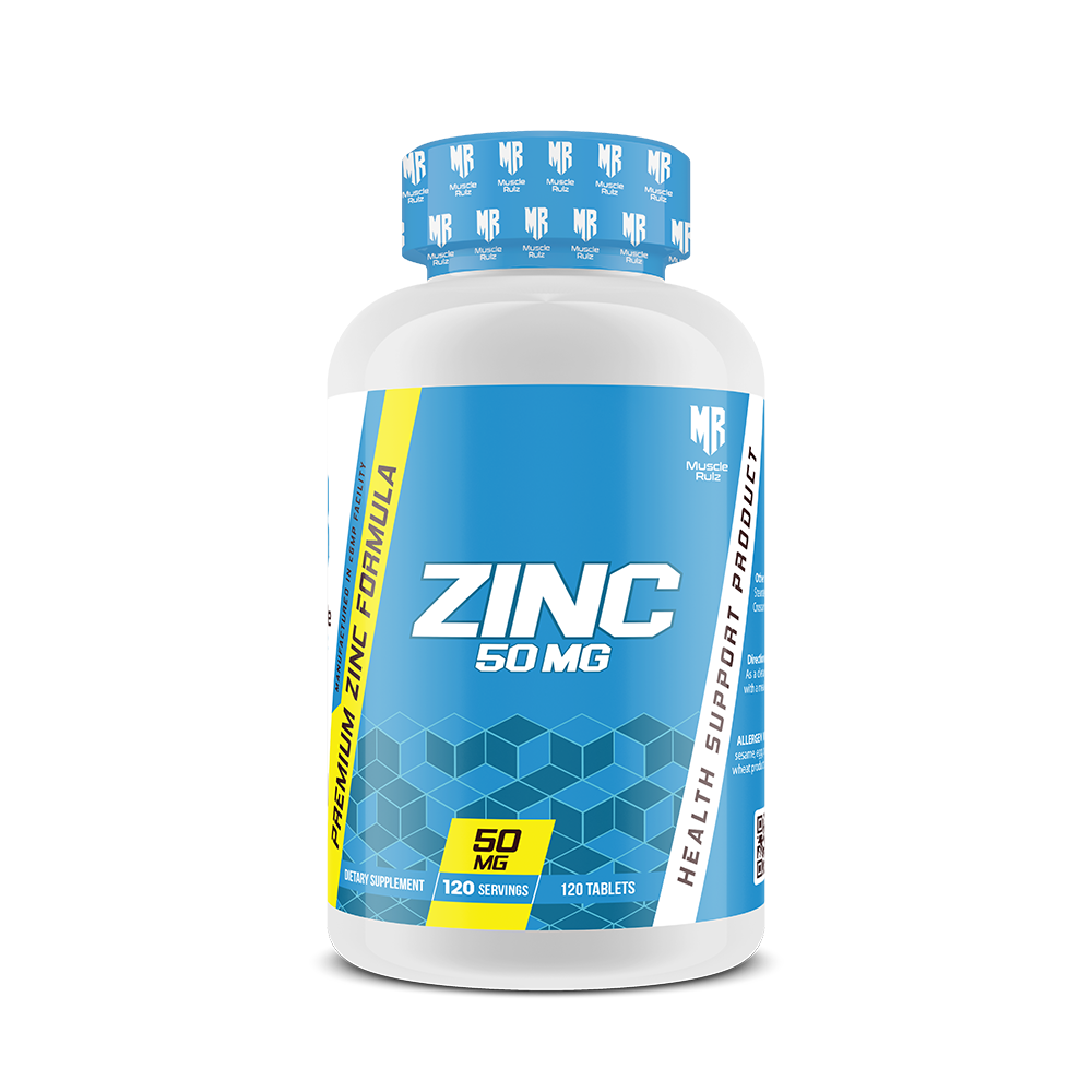 Muscle Rulz ZINC 50MG 120 Tablets