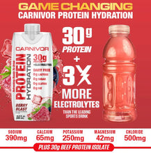 CARNIVOR PROTEIN HYDRATION RTD - 30 grams of protein + Electrolytes
