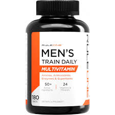 RuleOne R1 Men's Train Daily Multivitamin 180 Tablets