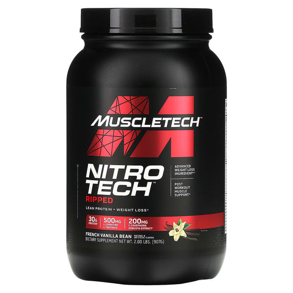 Muscletech Nitro-Tech Ripped Protein 2 lb Weight Loss + Lean Protein MUSCLETECH