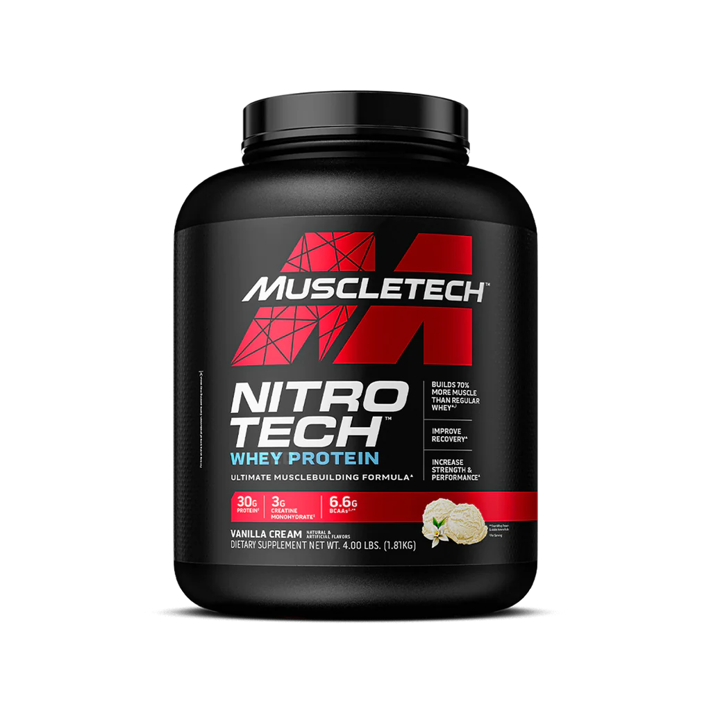بروتين مصل الحليب MUSCLETECH NITRO-TECH 4 رطل