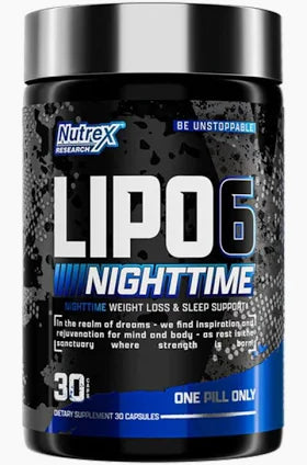 Nutrex Research Lipo 6 Black Nighttime UC 30 Capsules