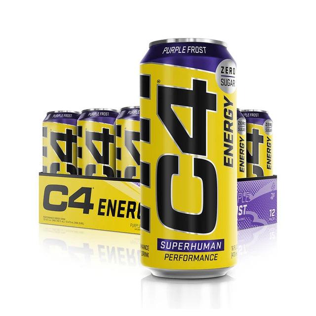 Cellucor C4 Energy Carbonated Ready To Drink Purple Frost