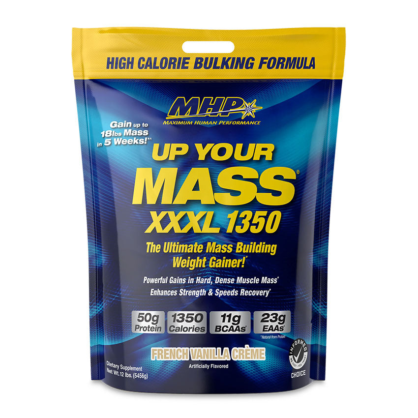 MHP Up Your Mass XXXL 1350 Weight Gainer 12 lbs Muscle Building Mass Gainer