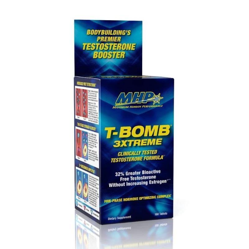 MHP T-BOMB 3XTREME CLINICAL STRENGTH 168CT freeshipping - JNK Nutrition