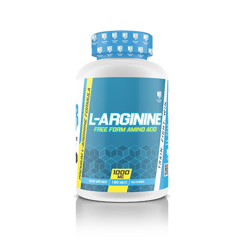 Muscle Rulz L-Arginine 1000mg Free Form Amino Acid 180 Capsules