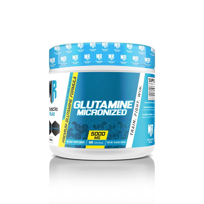 Muscle Rulz Glutamine 5000mg 60 Servings Pure L-Glutamine