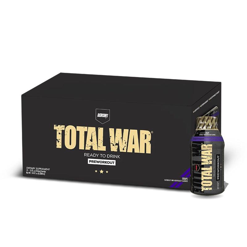 REDCON1 TOTAL WAR RTD 12 Pack Ready To Drink Pre-Workout - JNK Nutrition