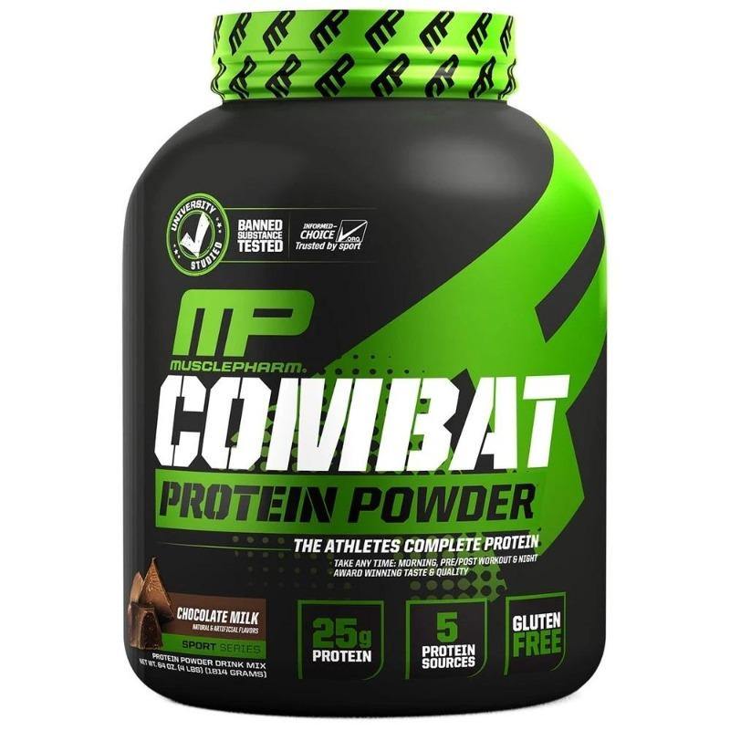MUSCLEPHARM COMBAT PROTEIN POWDER 4LBS freeshipping - JNK Nutrition