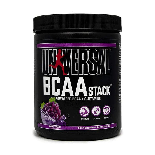 Universal Nutrition BCAA Stack 250 Gram Powdered BCAA + Glutamine UNIVERSAL NUTRITION