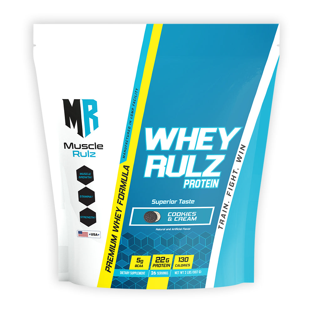 Muscle Rulz Whey Rulz Protein 2lbs Whey Protein Bag