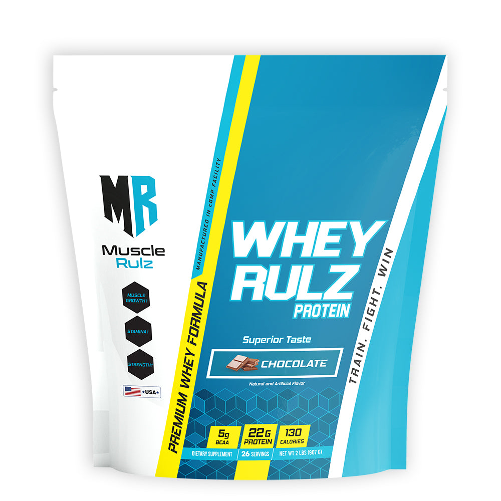 Muscle Rulz Whey Rulz Protein 2lbs Whey Protein Bag